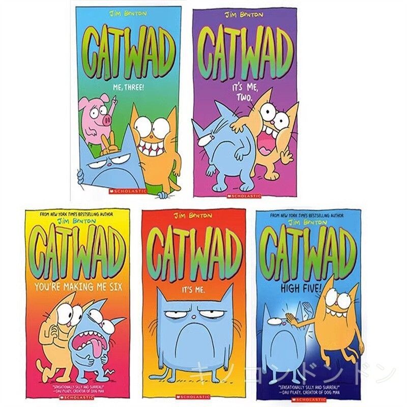 品数豊富！ シリーズ Catwad 6冊 児童 小学生向け 英語勉強 英語絵本 6book 洋書