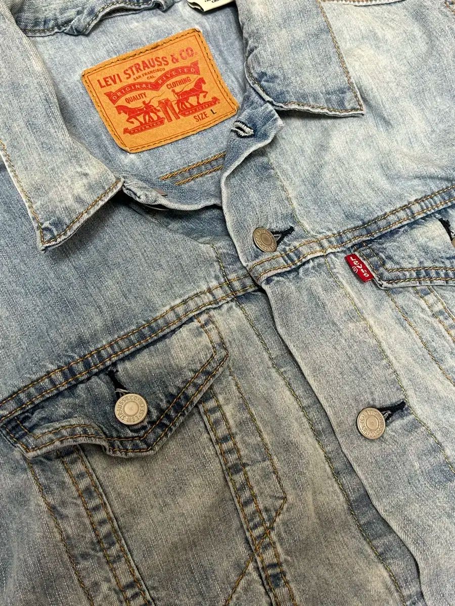 リーバイス トラッカー スカイブルー ヴィンテージ ウォッシュ デニム ジャケット KANDAIZUMI_COM