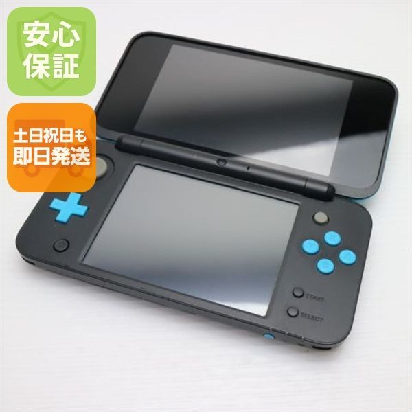 中古 NEWニンテンドー2DS LL ブラック×ターコイズ 即日発送 2DS