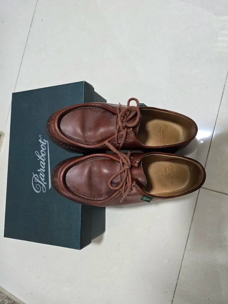 【雷市場（ポンジャン）商品韓国直送】Paraboot(パラブーツ) ミカエル マルーン 40 5
