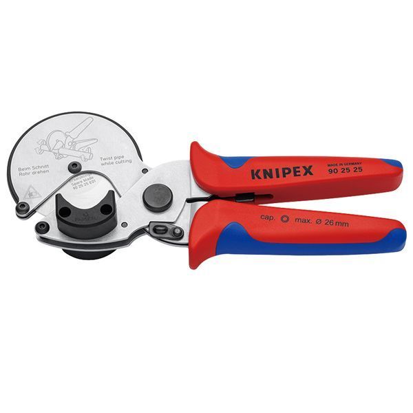 KNIPEX クニペックス 複合管 プラスチックパイプ用カッター コンフォート サイズ210×81×38mm 9025-25