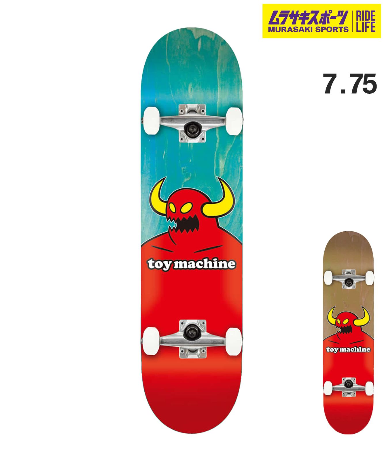 【ムラスポ公式】新品 TOY MACHINE トイマシーン スケートボード コンプリート 7.75inch MONSTER #05 ムラサキスポーツ