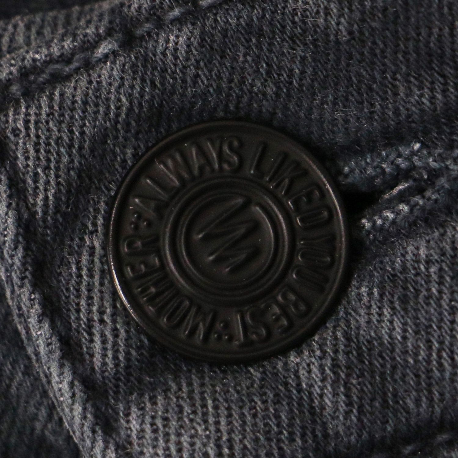 MOTHER マザー デニム パンツ ブラック 黒 サイズ:25 クロップド  