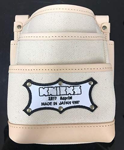 ニックス KH-301H-STUDS ≪ワッペンスタッズ付≫復刻版進化形 帆布生地3段腰袋 ツーウェイタイプ KNICKS