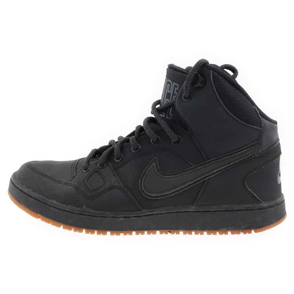 NIKE (ナイキ) SON OF FORCE MID WINTER サン オブ フォース ミッドウィンターミッドカットスニーカー ブラック  US8/26cm 807242-009 - メルカリ