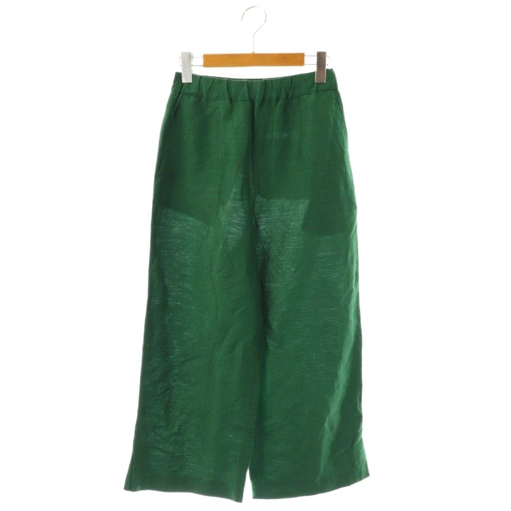 マイラン MYLAN Shine Linen Shoulder Ribbon Blouse×Shine Linen Slim Pants セットアップ キャミブラウス ワイドパンツ S F グリーン ピンク |ES OS VIDAFM_ORG