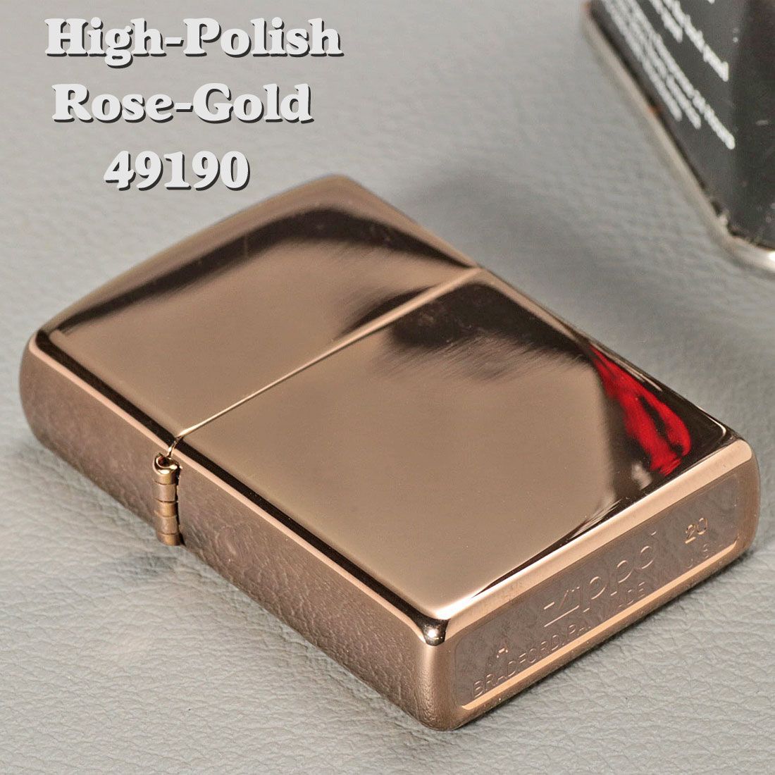 ZIPPO(ジッポーライター) Rose Gold（ローズゴールド）ハイ