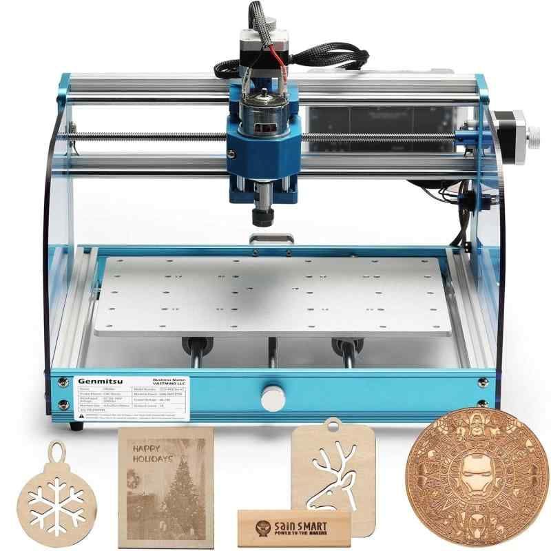 Genmitsu 3018-PROVer V2 CNC ミル 向けベンチトップ CNC ミル リミットスイッチおよび緊急停止付き アップグレードされた Z 軸アルミニウムスポイラー 作業領域 2