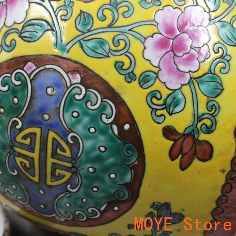 清康熙パステル彩花枝寿紋茶蓋缶  景徳鎮 陶磁器 装飾品 工芸品 美術品 置物 清康熙パステル彩花枝寿紋茶蓋缶 景徳鎮 陶磁器 装飾品 工芸品
