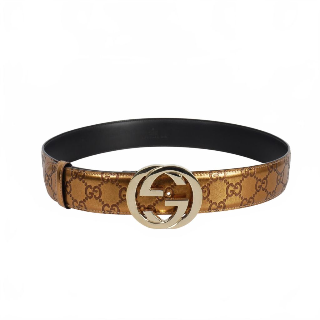 グッチ GUCCI GGバックル ロゴ レザー ベルト コレクション 85