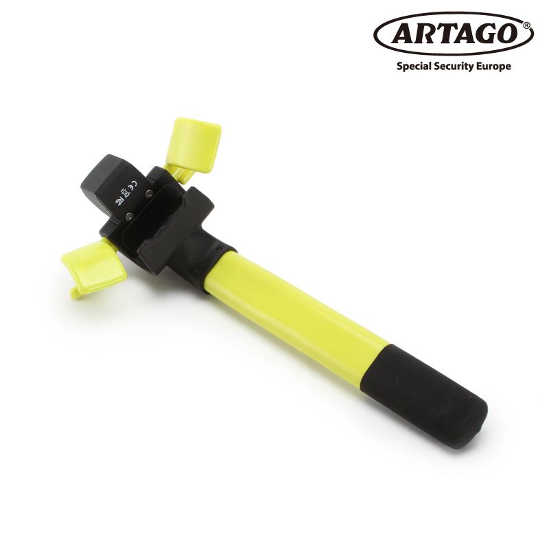 ARTAGO AUTO 870 ハンドル ダッシュボードロック アラーム付き アルタゴ 自動車 ステアリングロック 汎用 セキュリティー 防犯 盗難防止 警告音 鍵 キー3本付