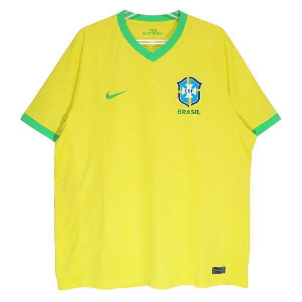 【未使用】NIKE　ナイキ　ブラジル代表　トレーニングシャツ　XL　イエロー ブラジル代表 サッカーユニフォーム SIZE XL イエロー