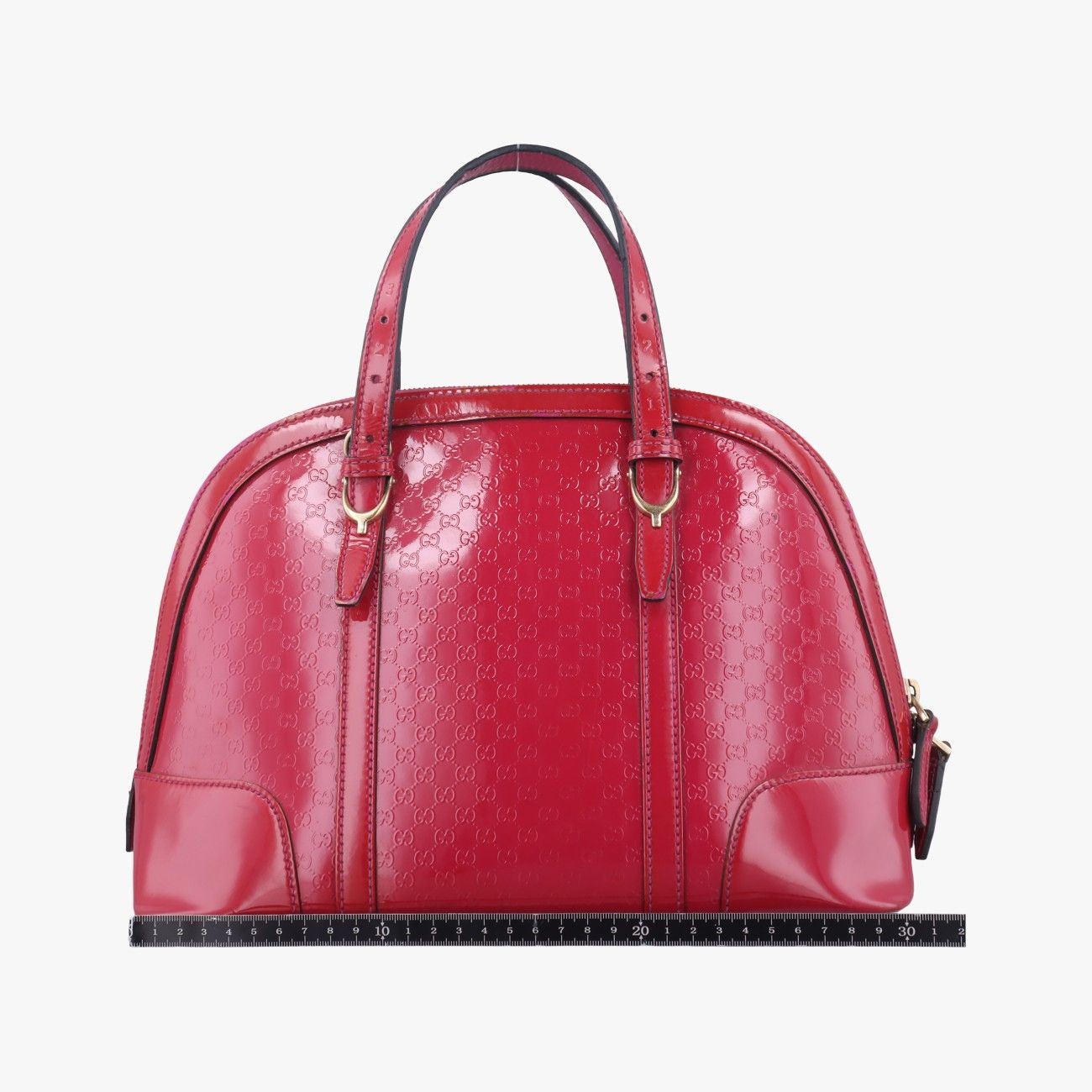 グッチGucciマイクログッチシマレッドパテント309617B015290070