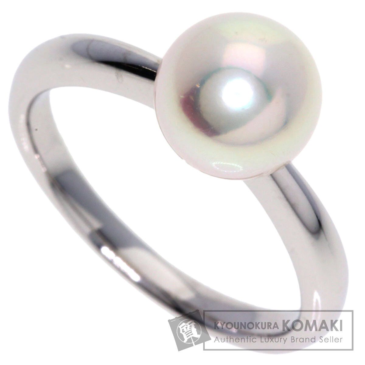 TASAKI タサキ パール 真珠 リング 指輪 K18WG レディース