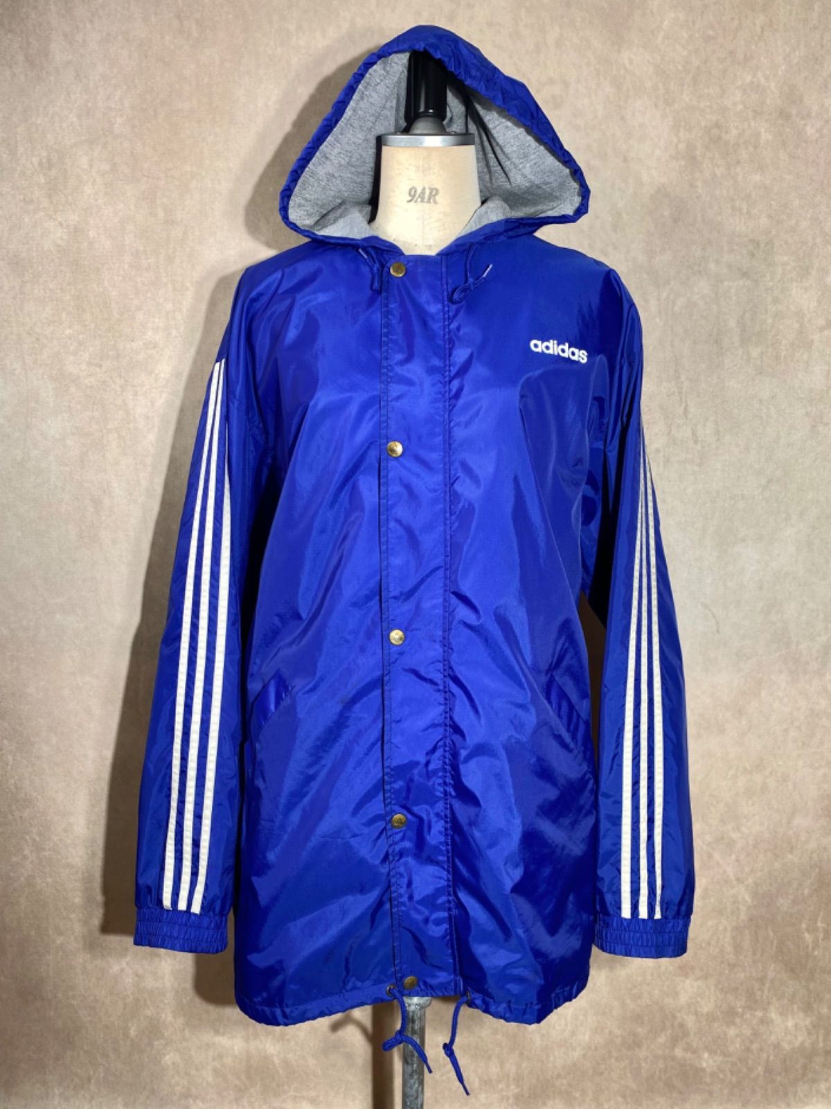 1980s アディダス ナイロンパーカー adidas M～L程 ☆ ナイロン 