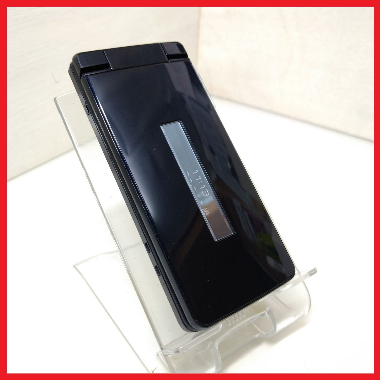 ウクライナ東部 超美品 805SH AQUOS ケータイ3 ブラック スマホ 本体