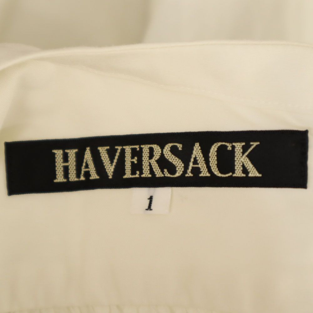 ハバーサック 日本製 長袖 ブラウス 1 ホワイト HAVERSACK レディース