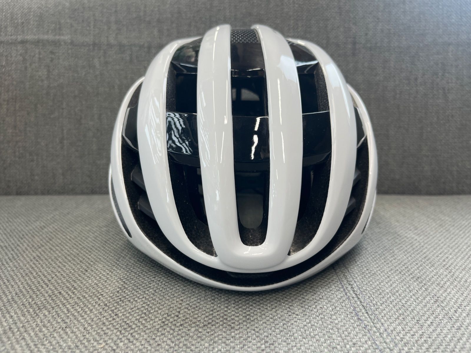 ABUS AIRBREAKER アブス エアーブレイカー ロードバイク ヘルメット 自転車 白 ホワイト L