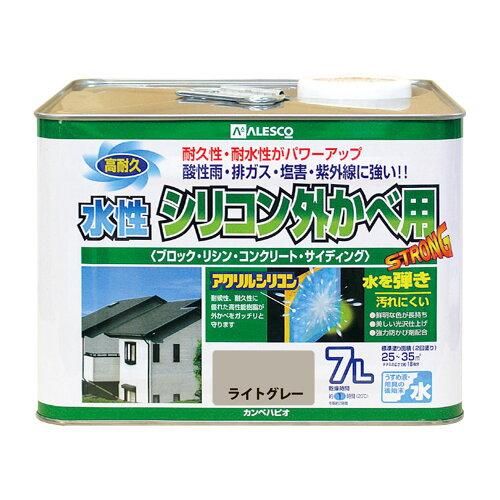 5営業日で発送 カンペハピオ Kanpe Hapio KH 水性ｼﾘｺﾝ外壁用 ﾗｲﾄｸﾞﾚｰ 7L 00427650651070