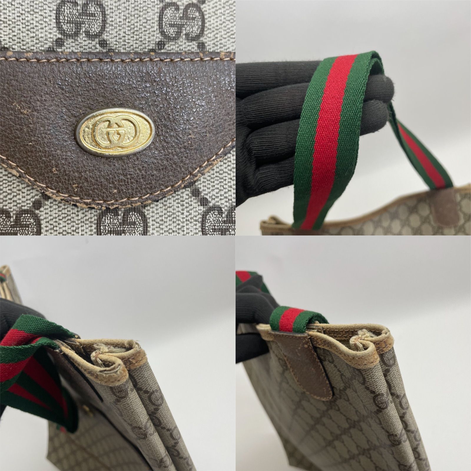 2391 GUCCI グッチ トートバッグ スプリーム シェリーライン GG