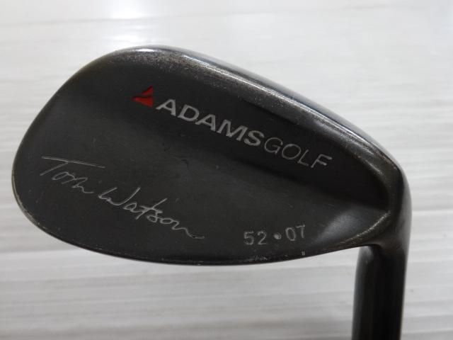 【即納】トムワトソン ウェッジ | 52 | WEDGE | オリジナルスチール | 中古 | ウェッジ | アダムス