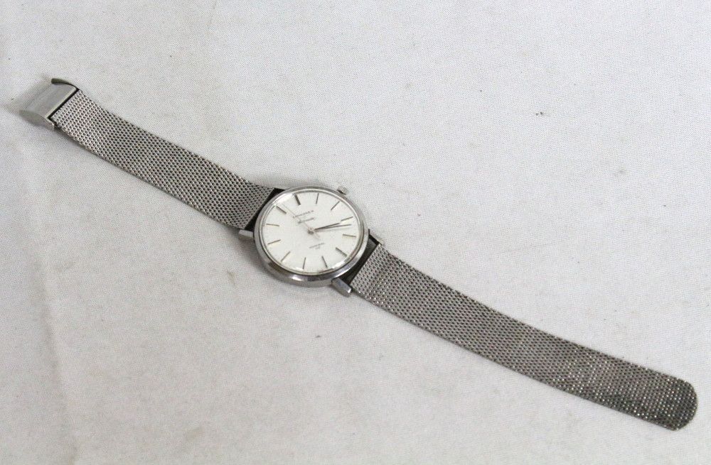 ●LONGINES Automatic ADMIRAL HF ロンジン 自動巻き シルバー 腕時計