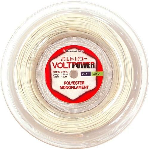WINNING SHOT ウィニングショット ボルトパワー125 VOLT POWER ゲージ-1.25mm 120mロールガット 硬式テニス ストリング