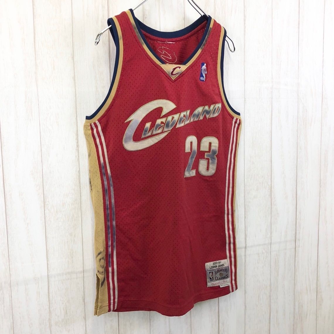 Reebok NBA レブロン・ジェームズ 23 ゲームシャツ Reebok Lebron James 23 Cleveland Cavaliers 2003 Rookie