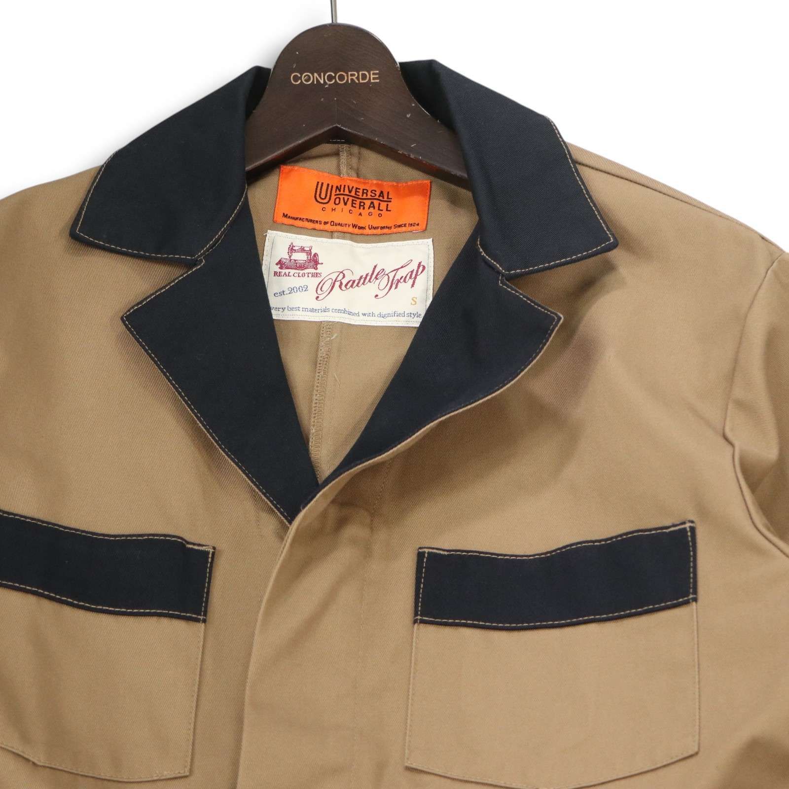 美品】UNIVERSAL OVERALL × RATTLE TRAP ユニバーサルオーバーオール 