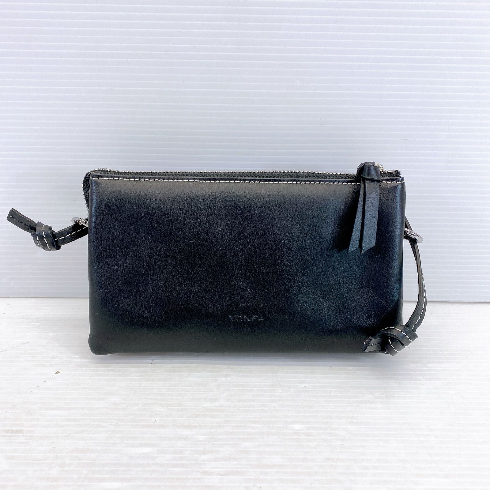 □YONFA ヨンファ osaifubag お財布バッグ レザー ユーティリティー