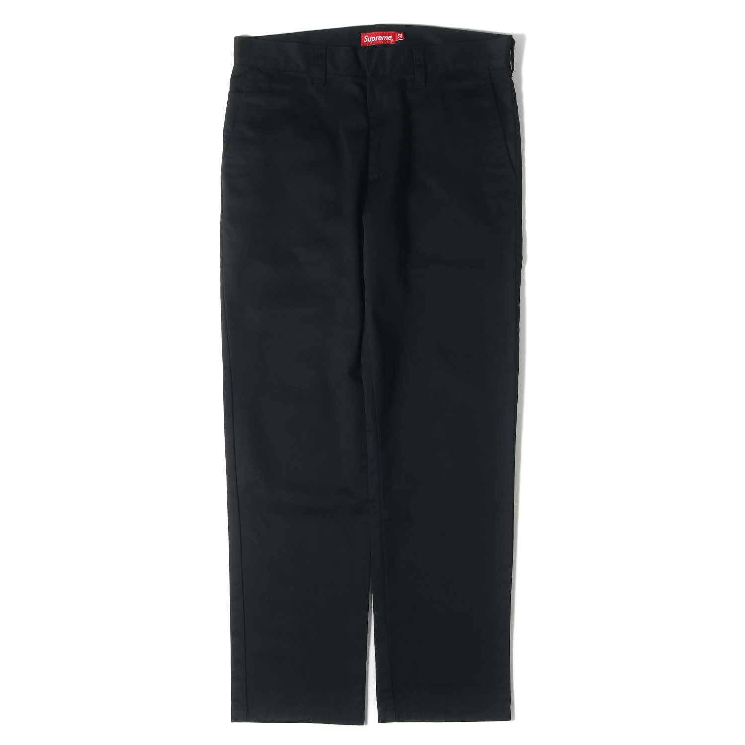 Supreme シュプリーム パンツ サイズ:32 T/Cツイル ワーク チノパンツ (Work Pant) ブラック 黒 ボトムス ズボン【メンズ】