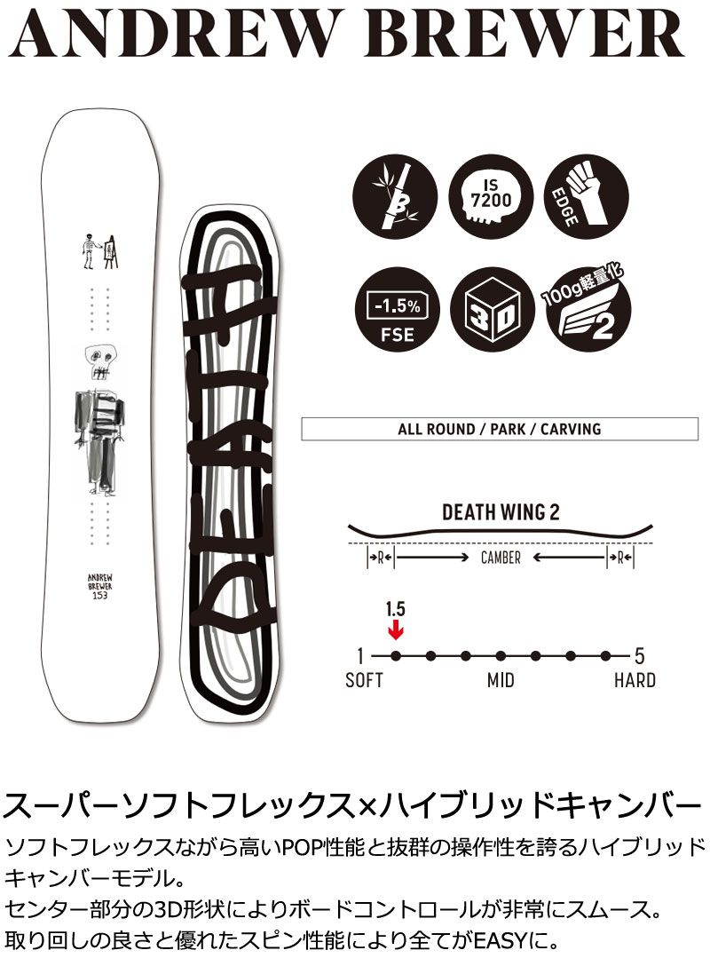 andrew スポーツ DEATHLABEL ANDREW BREWER 151