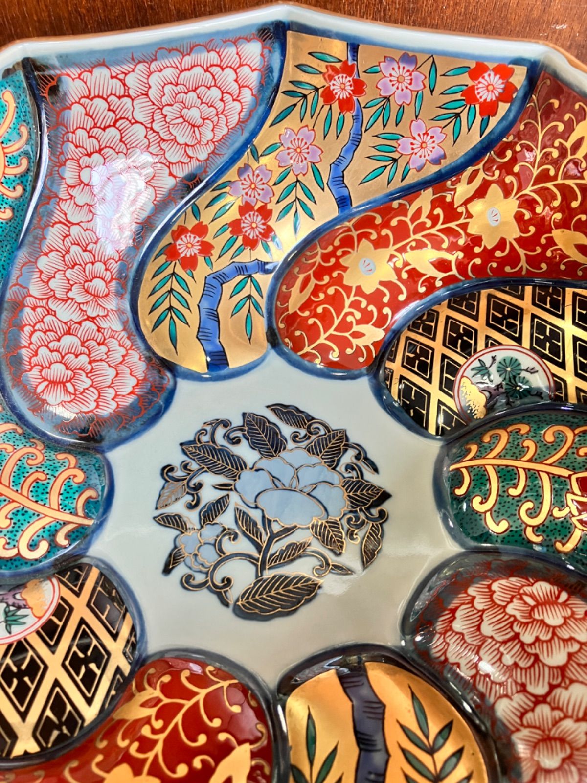 有田焼　林九郎窯　古伊万里　色絵　金彩　鉢　1枚 菊割鉢　祥瑞捻り　波佐見焼 盛り鉢】波佐見焼 林九郎窯 色絵祥瑞 小付 小鉢 古伊万里 有田焼