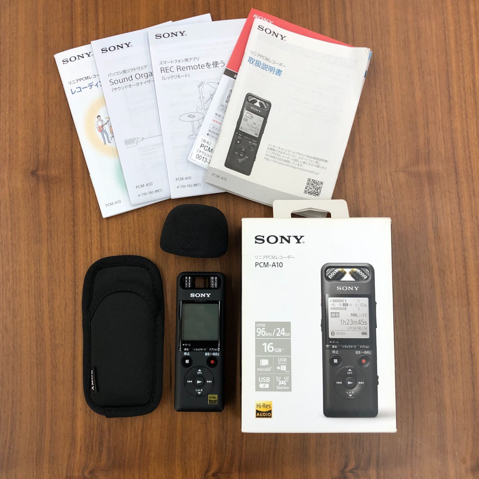 SONY ソニー リニアPCMレコーダー PCM-A10 中古美品 箱付き  