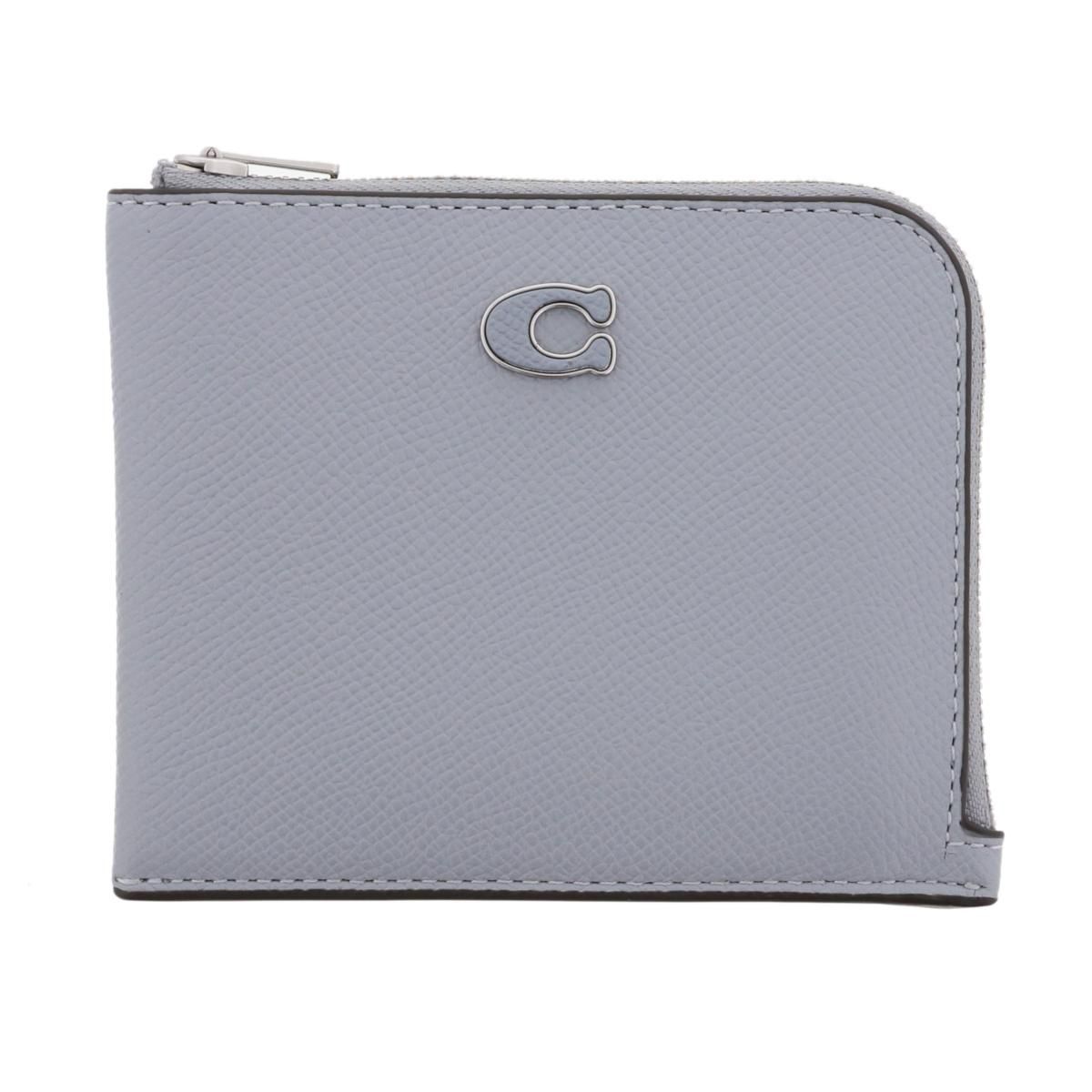 上品 COACH コーチ Lｼﾞｯﾌﾟ ｳｫﾚｯﾄ 財布 小銭入れ|コインケース Signature Blue CJ882 unused S