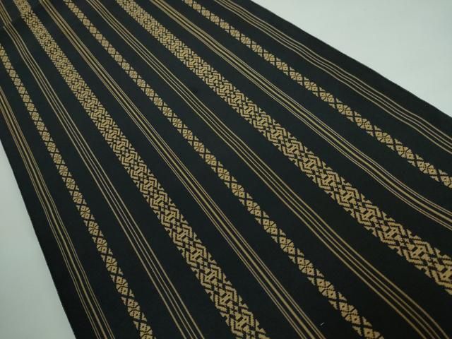 平和屋本店□極上 本場筑前博多織 草木染 手織工房 染匠：小森久 両面