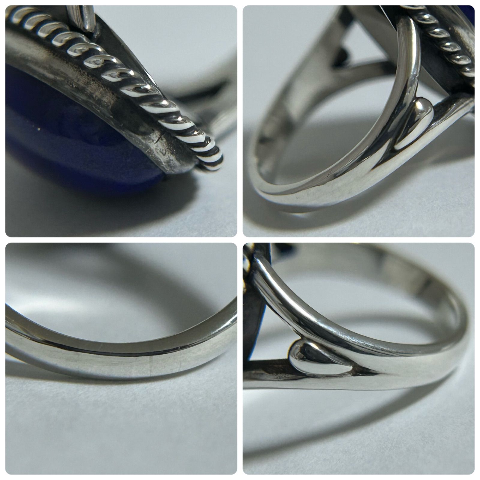 ジョージジェンセン リング 指輪 17 大粒 ラピスラズリ AG925 約12号