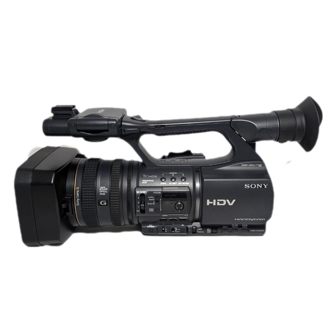 ソニー SONY HDR FX 1000 デジタルHDビデオカメラレコーダー ECM CG 50 ショットガンマイクロホン付き