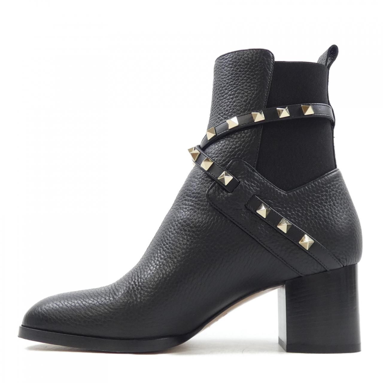 ヴァレンティノ ガラヴァーニ ロックスタッズ ショートブーツ ハイヒール 37 ヴァレンティノ ガラヴァーニ ロックスタッズ ショートブーツ