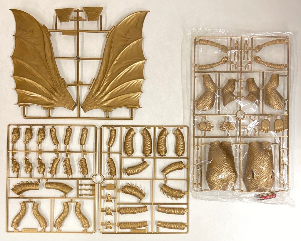 バンダイ The特撮Collection キングギドラ X星人付 1/350 8