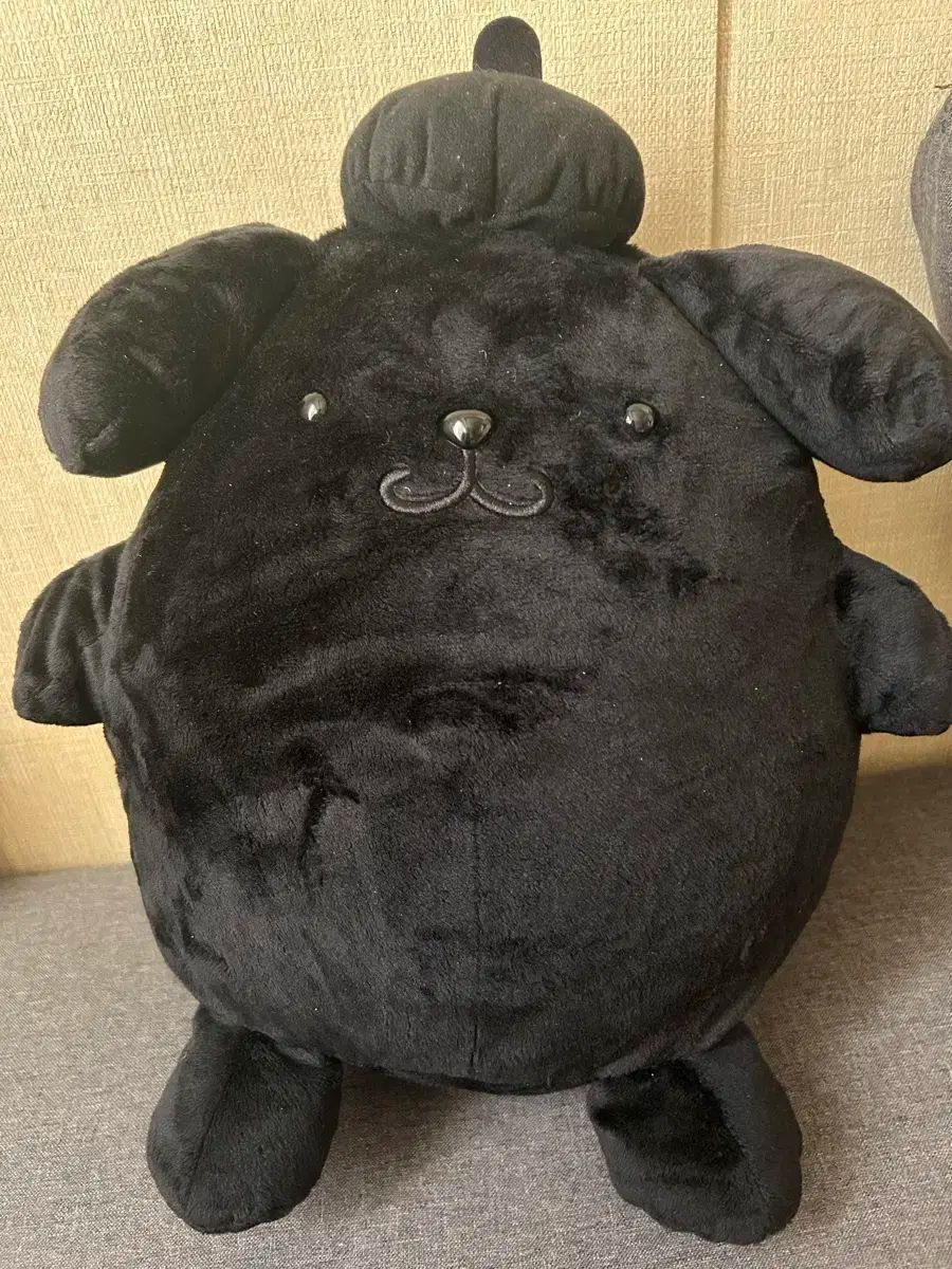 ポムポムプリン ブラックフライデー 限定 BIG ぬいぐるみ - メルカリ
