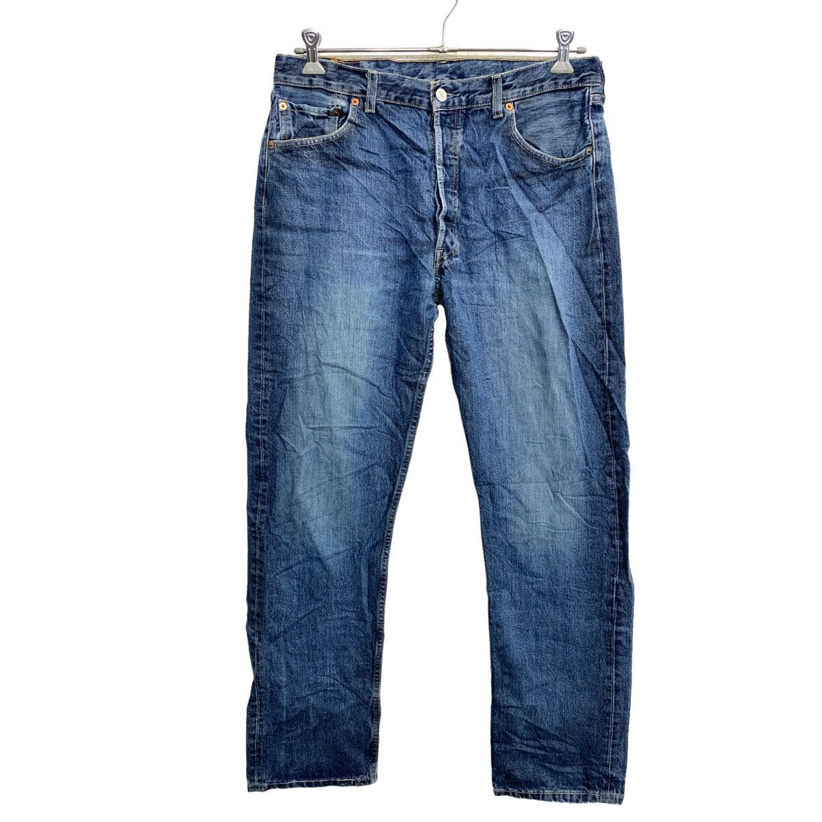 Levi's 501 デニムパンツ W36 リーバイス ボタンフライ ビッグサイズ ブルー コットン 古着卸 アメリカ仕入 2403-1148