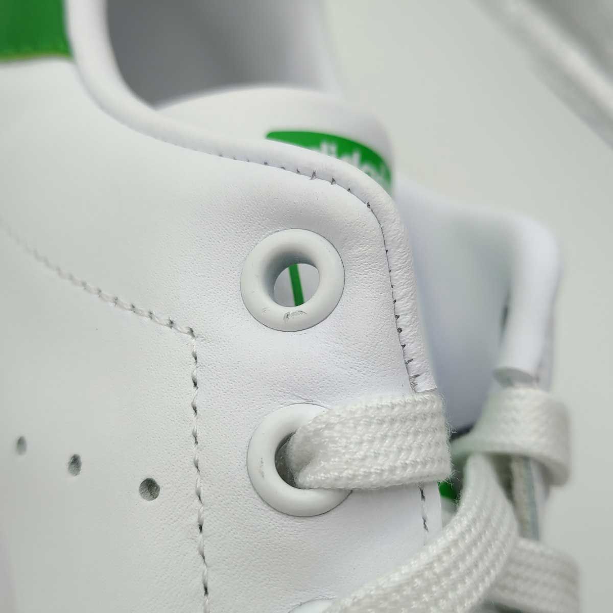 アディダス スタンスミス スニーカー STAN SMITH レザー 26.5cm ホワイト/グリーン M20324 メンズ 2019年製