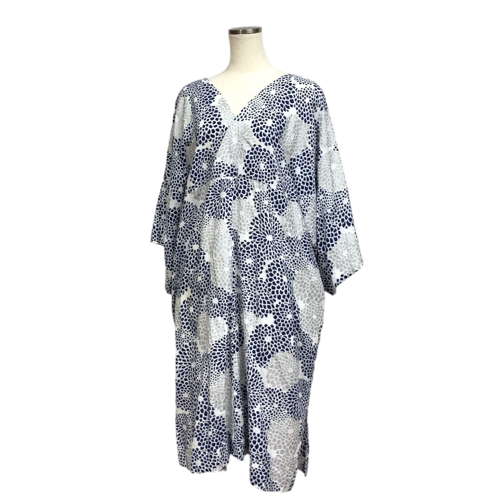美品】日本製 SOU・SOU ソウソウ 知多木綿 文 大帷 菊づくし 清風 着布