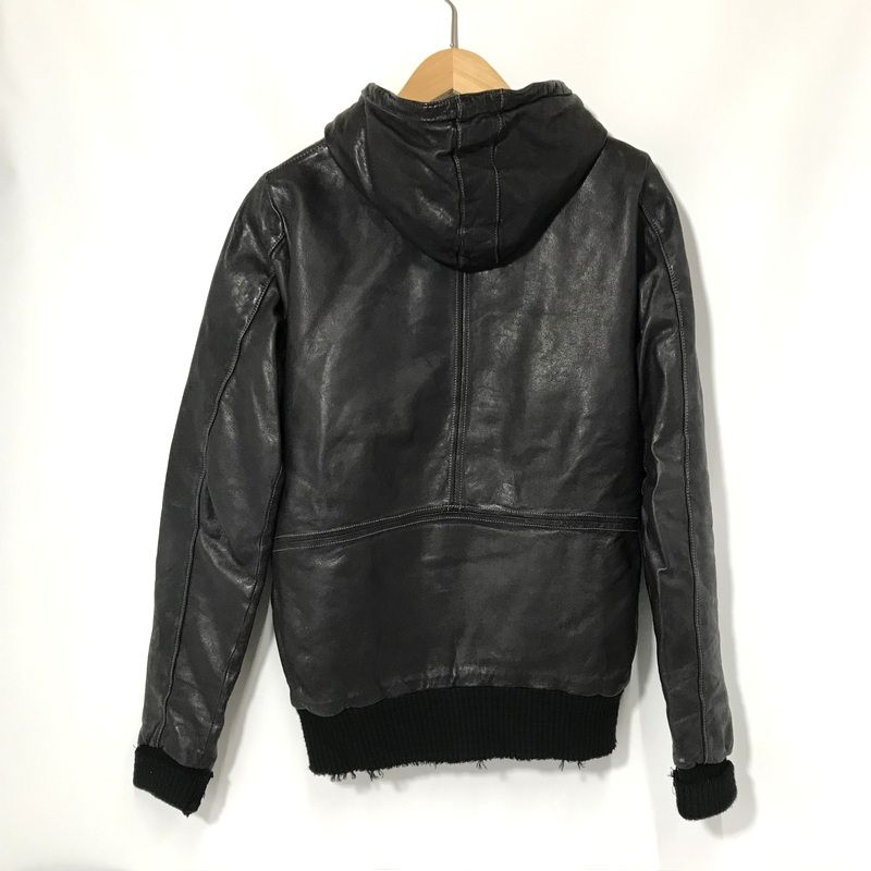 ジャケット・アウター GIORGIO BRATO Giorgio Brato Biker Jacket - Black - Men | GU24S20098VBRUSHBLACK