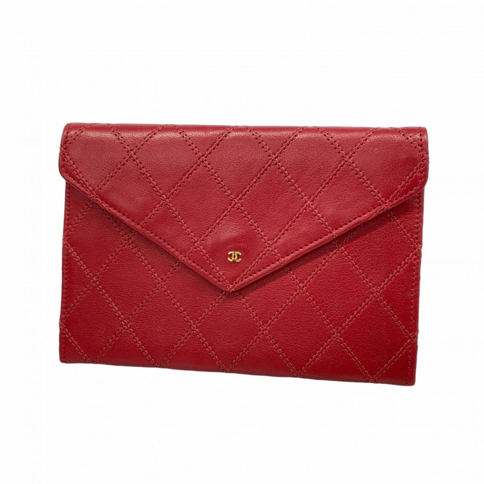 シャネル Chanel シャネル 財布 コインケース ビコローレ ラムスキン ボルドー レディース