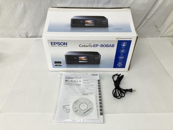 EPSON カラリオ EP-808AB インクジェット プリンター A4 エプソン 中古