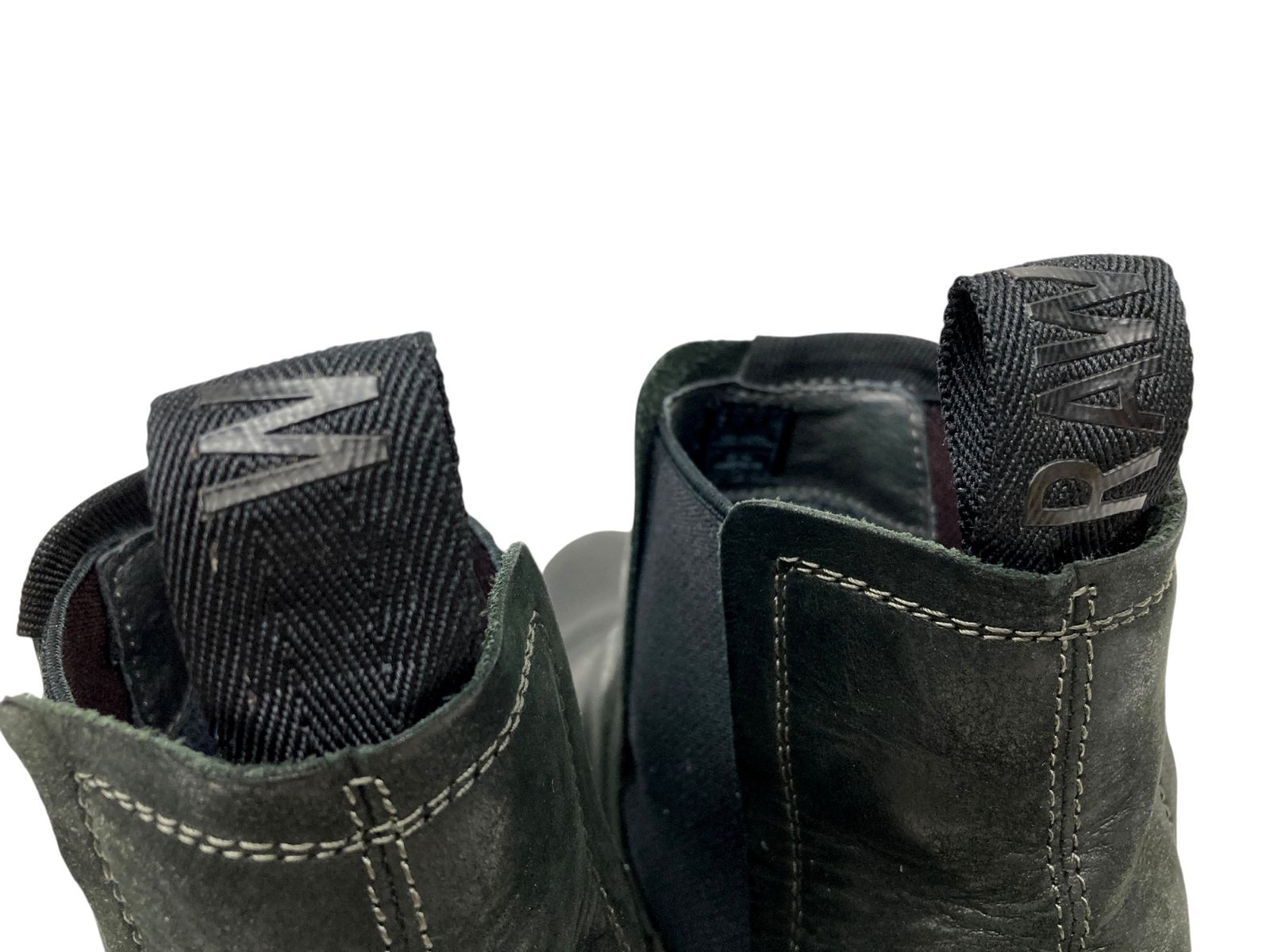 G-STAR RAW (ジースターロー) レザー サイドゴア ブーツ GS 162-FW US7