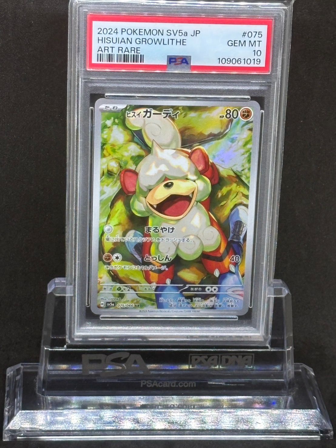 ヒスイガーディ AR SV5a【クリムゾンヘイズ】075/066 PSA10 - メルカリ