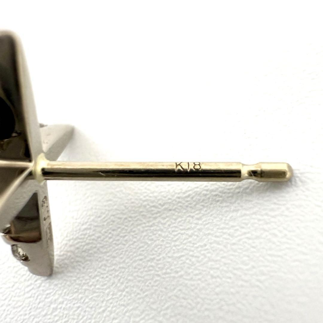 定価27万】カシケイ ネイキッド ピアス K18 ゴールド ダイヤ 0.4ct